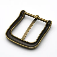 1Piece Belt Buckle for Men 40mm Pin Buckle Embossed Waistband Head Leather Craft Belt Parts DIY Accessories Antique Bronze 5