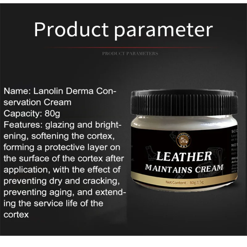 Leather Care Oil Sofa Leather Coat Leather Pants Long Lasting Care Cream Car Seat Polishing Moisturizing Shoe Polish Black