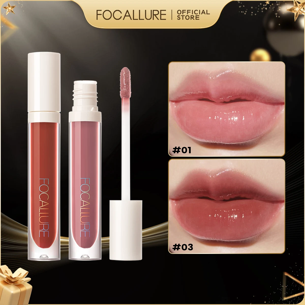 

FOCALLURE 16 Colors Matte Liquid Lipstick Waterproof Long-lasting Moisturizing Lip Gloss Non-stick Cup Lip Tint Makeup Cosmetics