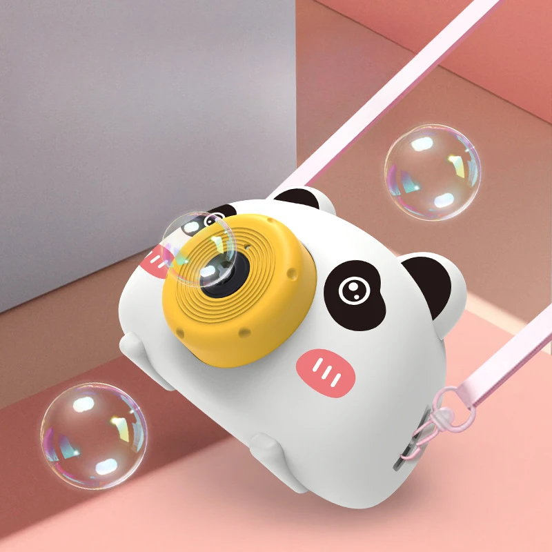 Bubbles Nieuw volautomatisch kindercartoon varken Bubble Camera speelgoed bestand tegen vallen Slijtage verzegeld zonder lekkage buiten