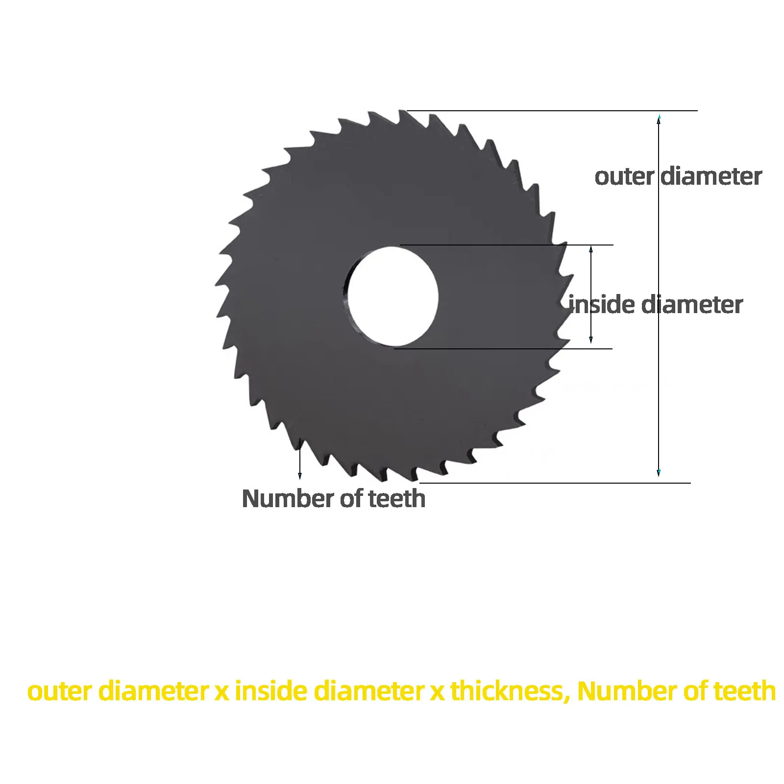 75/80/100mm 5pcs HSS Circular Saw Blade Disc Black Nitride Coat Milling Cutter Cutting Disc Multifunction Power Tool Accessories