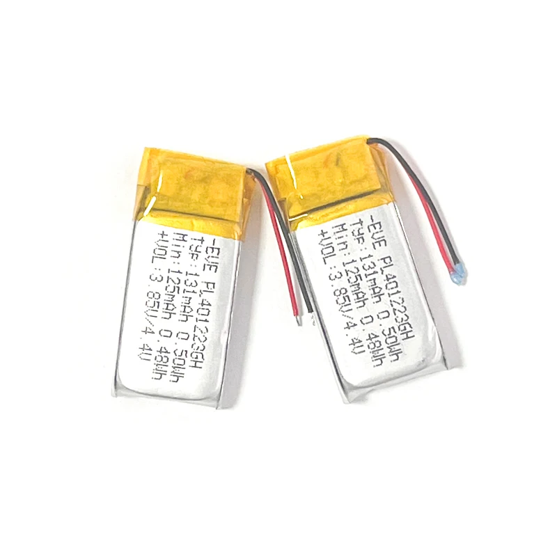PL401223GH Zamienna bateria 131mAh Litowo-polimerowa do Xiaomi Band 3 4 5 6, bransoletka, wymaga spawania dwóch przewodów. — zdjęcie produktu 3