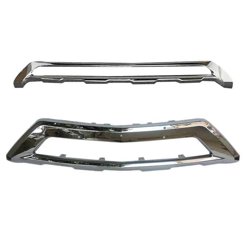 Front Chrome Air Dam Deflector Lower Valance Grille Surround Bumper Cover For Mercedes-Benz GLK260 GLK300 GLK350