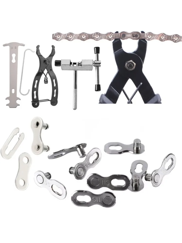 AliExpress NONE Mountain Bike Chain Magic Buckle Single Speed Chain Quick Release Bicycle Chain Missing Link Bicycle Parts 1S/8/9/10/11/12 Speed