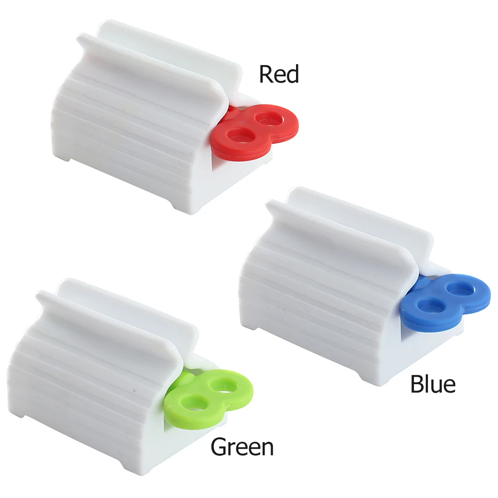 Dispositivo exprimidor de pasta de dientes de plástico, exprimidor de tubo de pasta de dientes portátil multifuncional, herramientas de prensa Manual, accesorios de baño