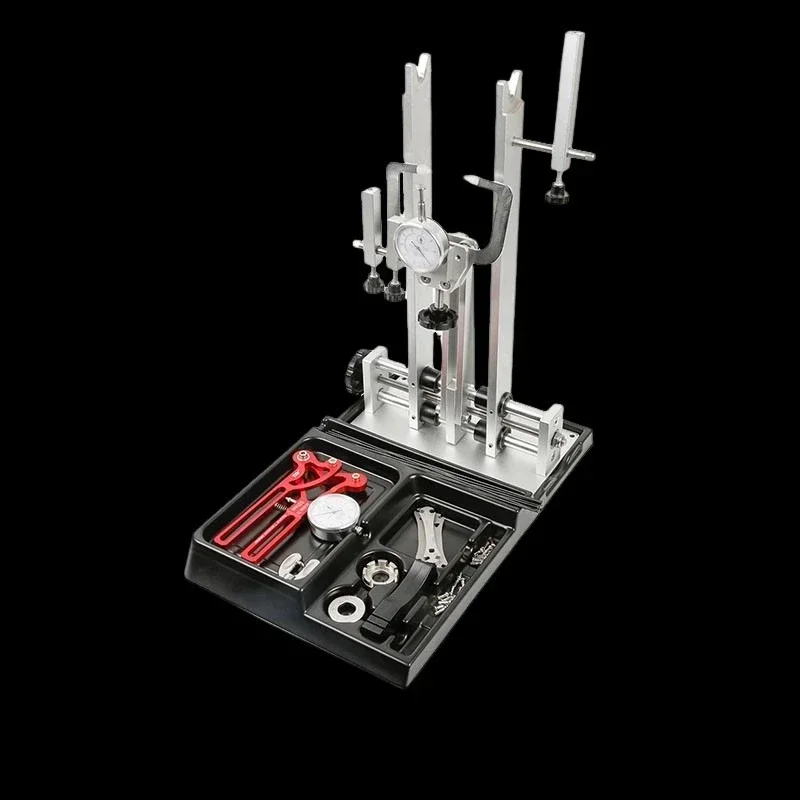 Bicycle wheel set correction and adjustment table, spoke knitting tool, rim repair and adjustment table,debugging knitting frame