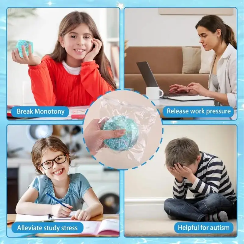 1Pcs Langsam Aufstieg Spielzeug Für Kinder Und Erwachsene Taba Stress Bälle Cube Ozean Sensorischen Spielzeug Squeeze Entspannen Geschenk