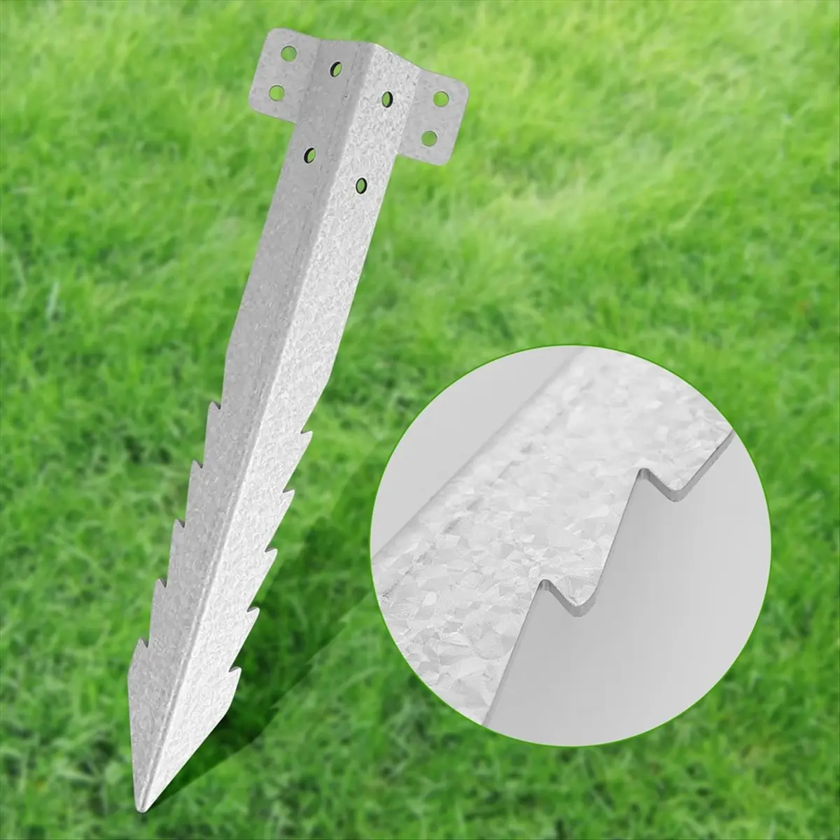 2026 Trend Small Railway Sleeper Brackets 10 Pack-Heavy Duty Sleeper Stakes for Pathway, Garden Raised Bed