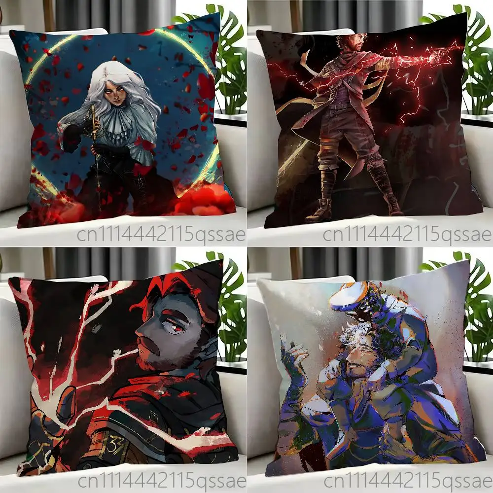 For Gustave Expedition 33 Pillow cases Organic Linen Pillow Case Double-Sided Print Cushion Cover for Sofa Home Decor Gift