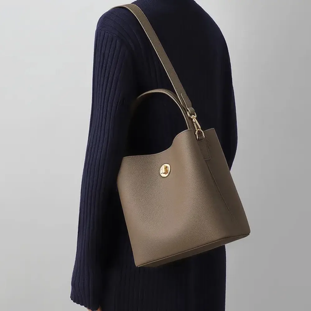 

New bag women's messenger bag bucket bag bags single shoulder versatile handbag commuter bag women's new bucket bag