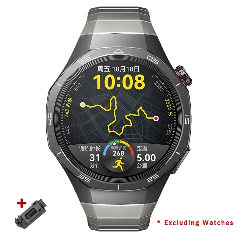 No Gaps Luxury Titanium Alloy Strap For Huawei Watch GT 5 Pro Metal Bracelet For Huawei Watch GT 5 Pro Business Band Correa image 6