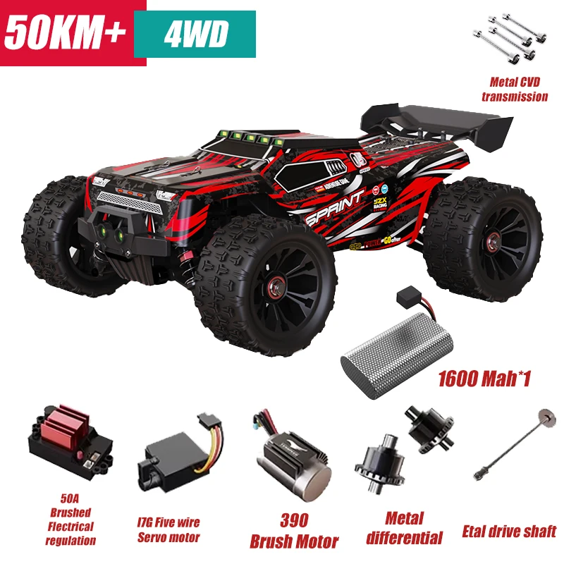 RC Auto 1/14 4WD 2.4G Afstandsbediening Auto 550 Koolborstel Sterke Motor Drift Off-Road Woestijn Racewagen Afstandsbediening Vrachtwagen Speelgoed