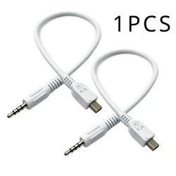 1 paczka 3,5 mm męskiego gniazda audio na 5-pinowy męski adapter mikrofonu Mini USB 50 cm