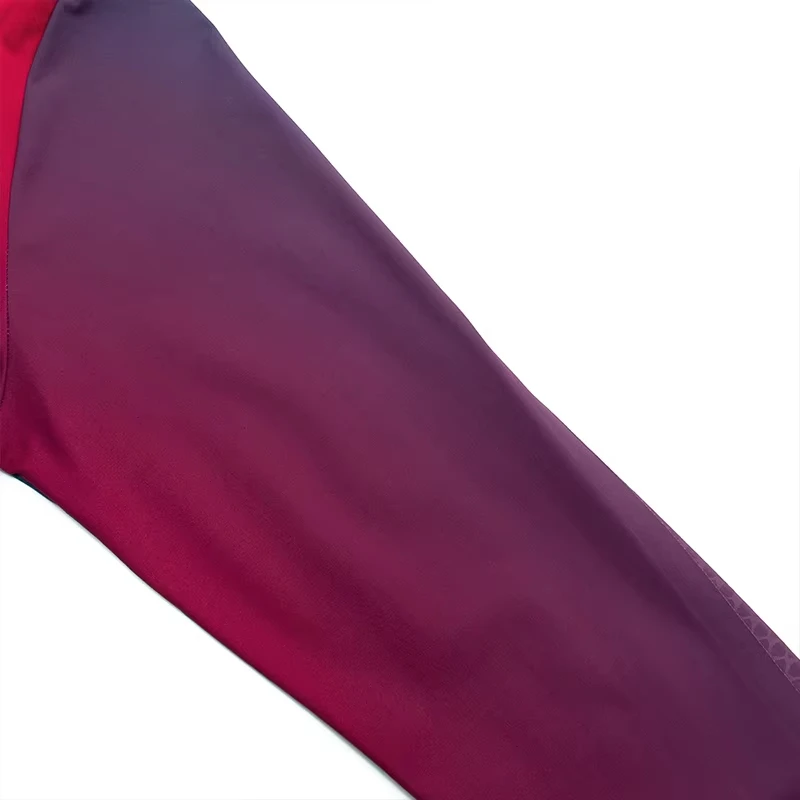 YKYWBIKE Herren Langarm-Radtrikot Italien MITI-Stoff Verschleißfest Atmungsaktiv Farbverlauf Fahrrad Rennrad Shirts Herbst – Detail 9