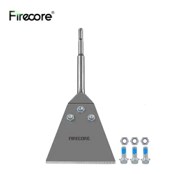 FIRECORE SDS Plus Floor Scraper with Spare Bolts and Locknuts for Rotary Hammer Drill Thinset Scraper Adhesives Remover FS22510