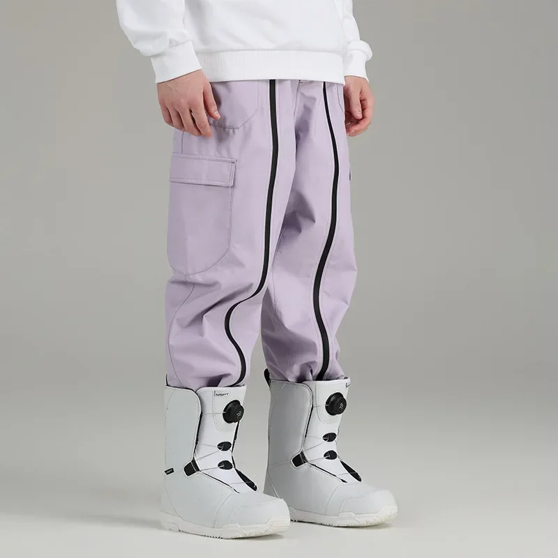 2025 inverno antivento donna pantaloni da sci sport all'aria aperta Mountain Man pantaloni Snowbaord riscaldati impermeabili vestiti da neve femminili