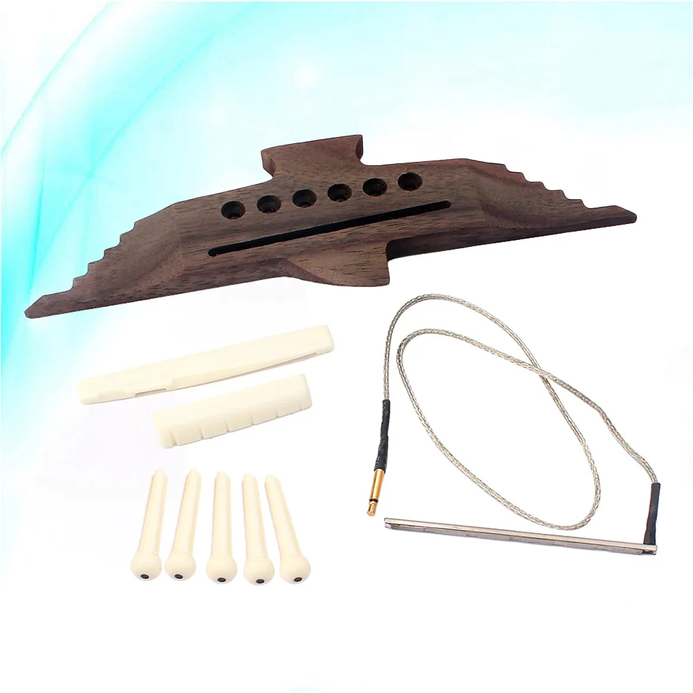 

Piano Code Pickup Bridge Accessories Replacement Acoustic Wooden Folk Pin Saddle Nut