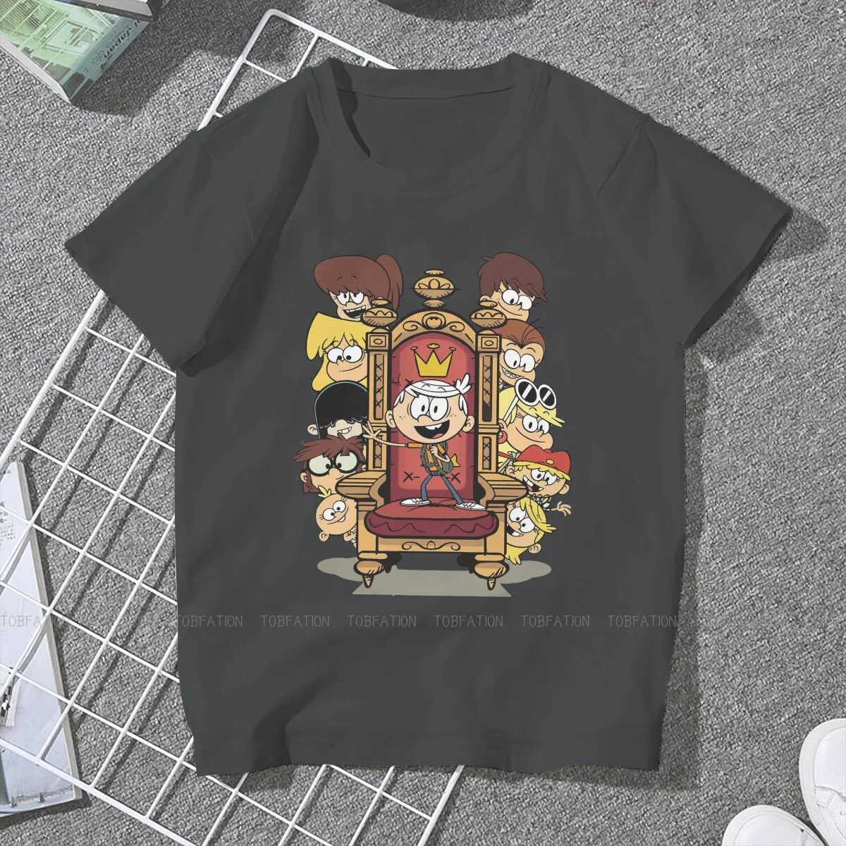 The Loud Houses Women Clothing  Graphic Female Tshirts Vintage Gothic Loose Tops Tee Kawaii Girls Streetwear