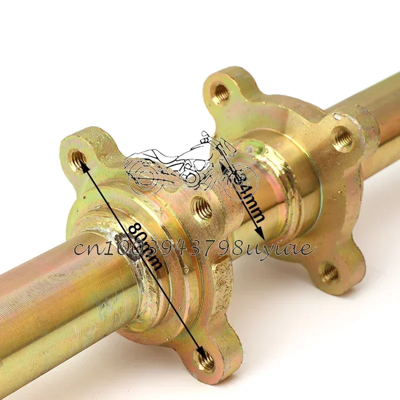 

Стальной задний мост 1050 мм с сиденьем звездочки подходит для деталей квадроцикла с электрическим картами ATV.