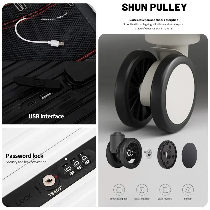 Unique Printing Design Seasonal New Fashion Suitcase Multiple Patterns Exquisite Workmanship Travel Trolley Case