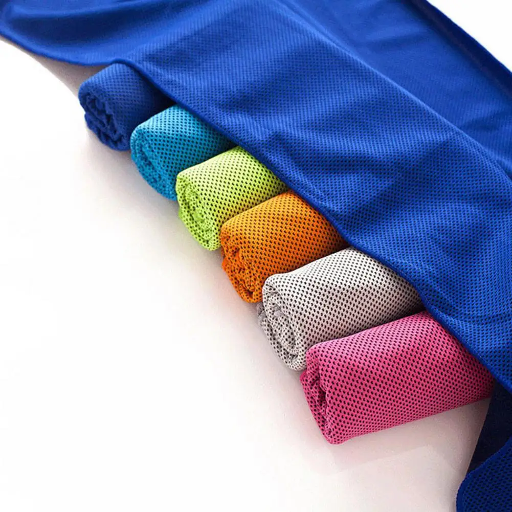 Fitness Towel Bottled Quick-dry Anti-fade Polyester Cooling Microfiber Breathable Gym Towel For Women Sports Gift