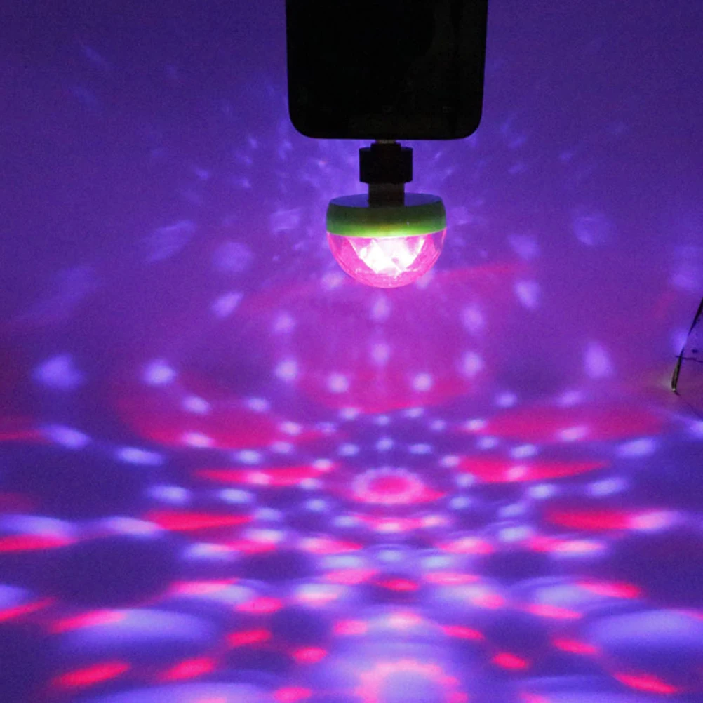 

1PC LED Mini Disco Light Voice Activated DJ Party Lamp USB Powered Sound Controlled Stage Decoration Light for Wedding