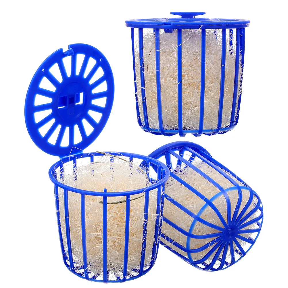 3Pcs Plastic Bird Nest Basket Lightweight Nesting Box for Parrots Sparrows Breeding Hatching Nesting Box for Cages Bird