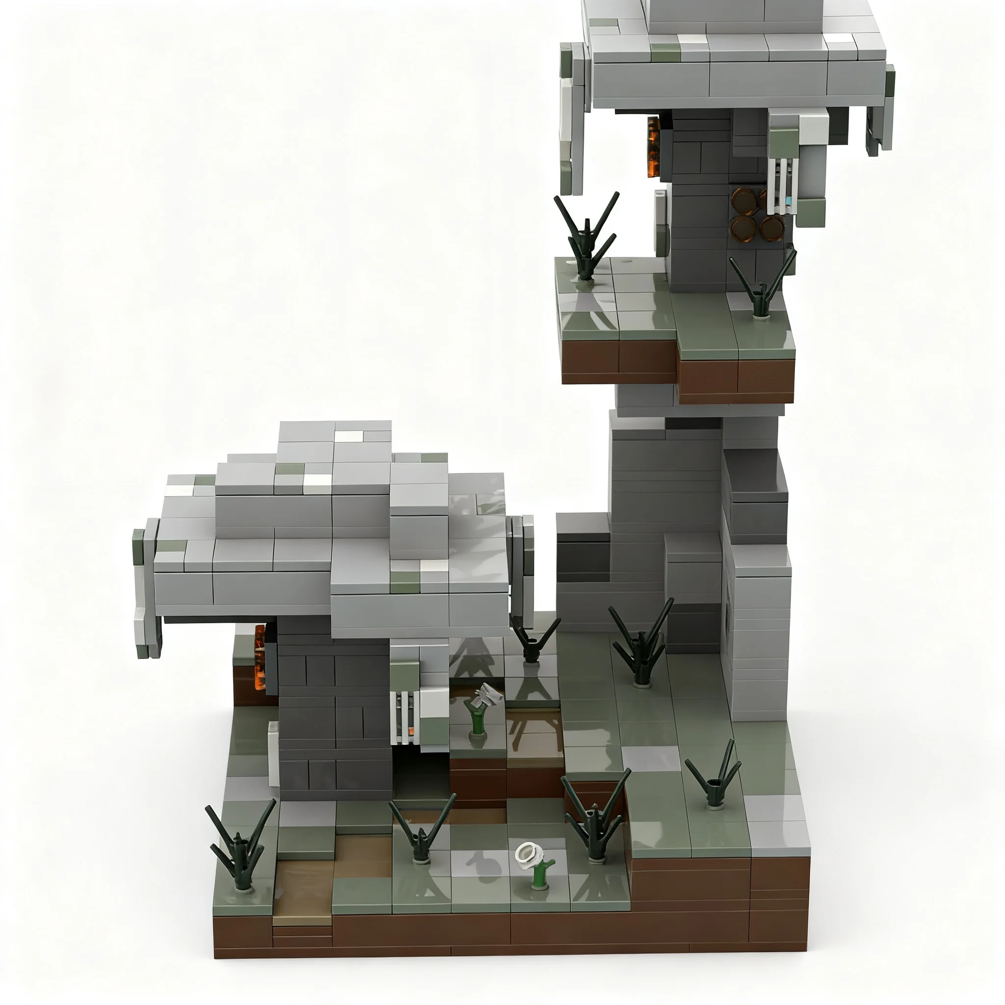 688pcs MOC Mine-craft Accurate Pale Garden. Model Building Blocks Toy Display DIY Creative Brick Idea Collection Birthday Art 3D