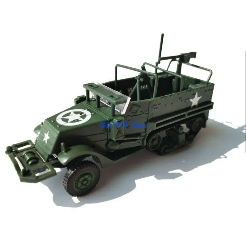 Q0KB 1:72 DIY Half Track Kits modèle véhicule blindé jouet pour jeu véhicules modèles voiture sable sable