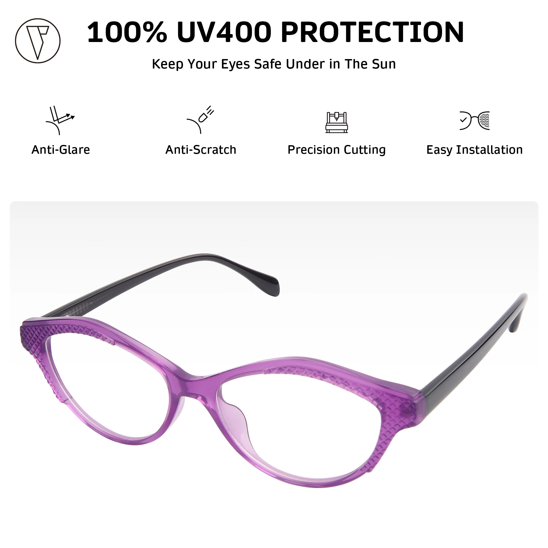 ONDEX Custom Prescription Sunglasses/Eyeglasses,Stylish UV400 Polarized Lenses,Photochromic Lens,Personalized Power-1.00 to-8.50