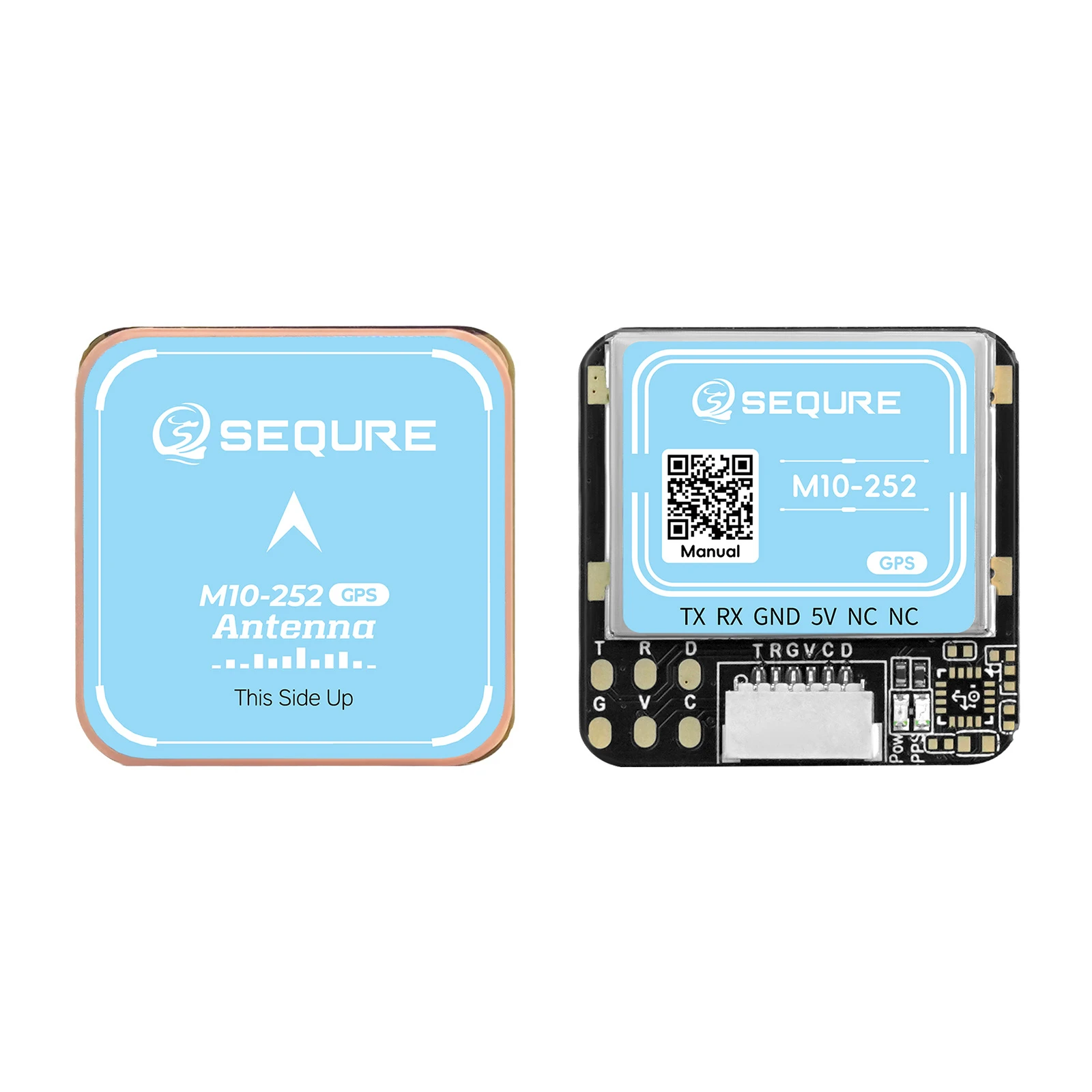 SEQURE M10 Series GPS Module - Small Size Fast Positioning for Betaflight INVA Ardupilot Fixed-wing Aircraft