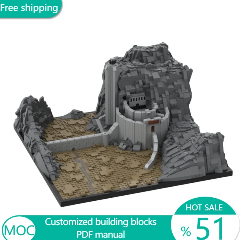 

3127 PCS Star Battle Deep Valley Fortress MOC Customize Modular Building Block Brick Creative Design DIY Boys Assembly Toy Gift