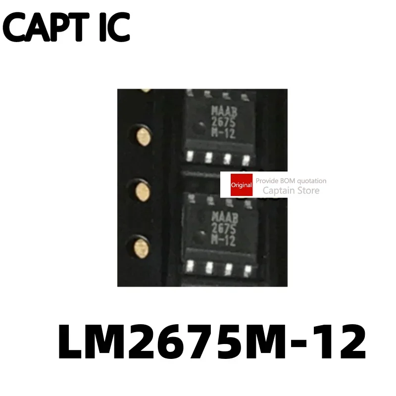 5PCS LM2675 LM2675MX-12 LM2675M-12 SMT SOP8 Commutateur Puce Sotchi