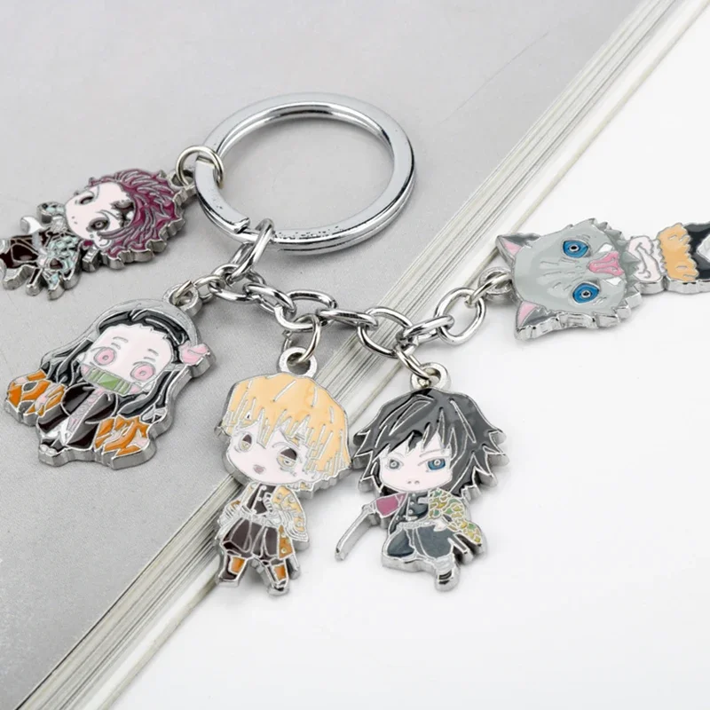 女性用メタルキーホルダー,鬼滅の刃,アニメ風,マゼツマ,ゼニツ,コスプレジュエリー