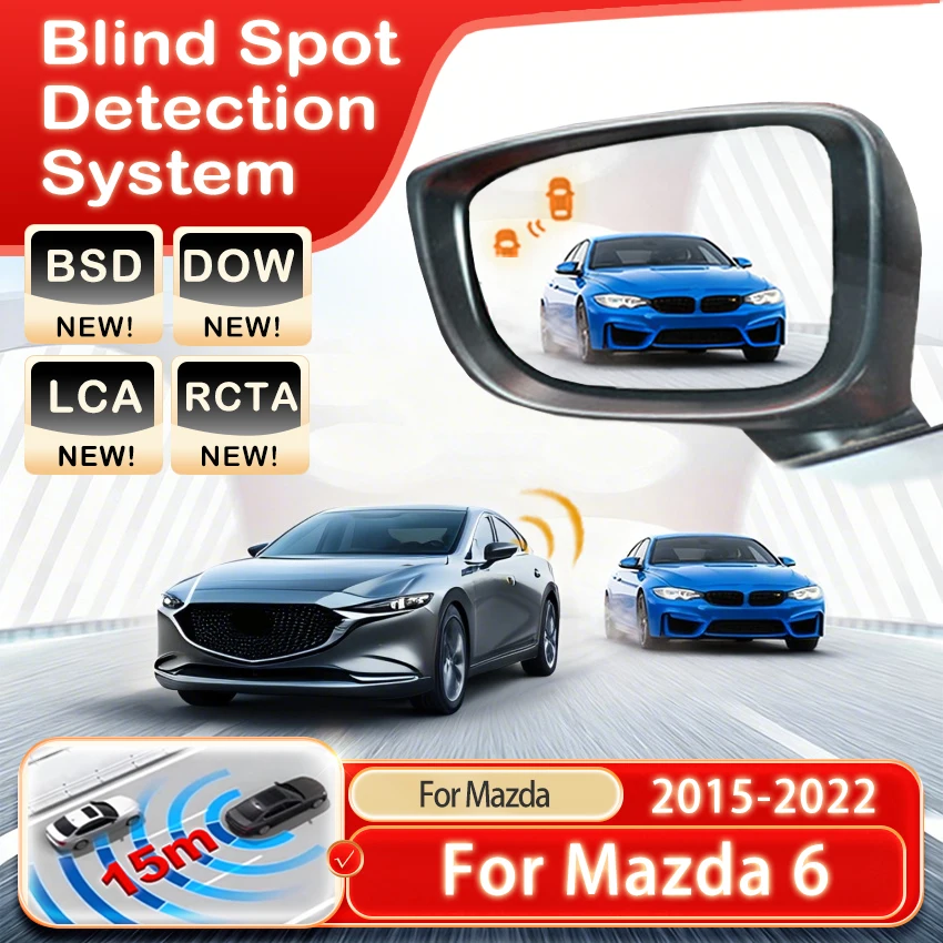 Car Blind Spot Monitoring System BSD BSA BSM For Mazda 6 Mazda6 2016 2017 2018 2019 2020 2021 2022-2025 Electrical Appliances