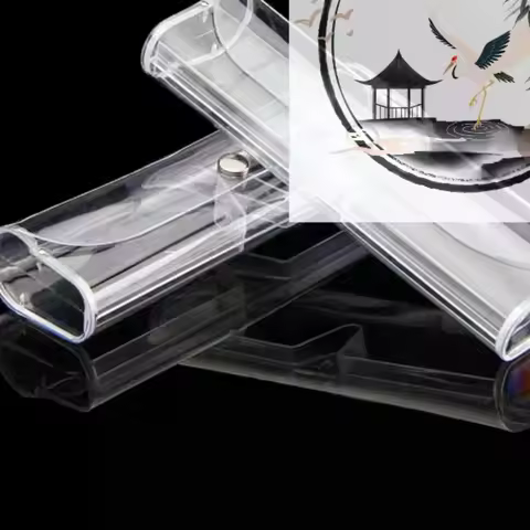 Ultralight Portable Reading Glasses Case Box Transparent Small Storage Holder Eyeglasses Organizer for Men and Women