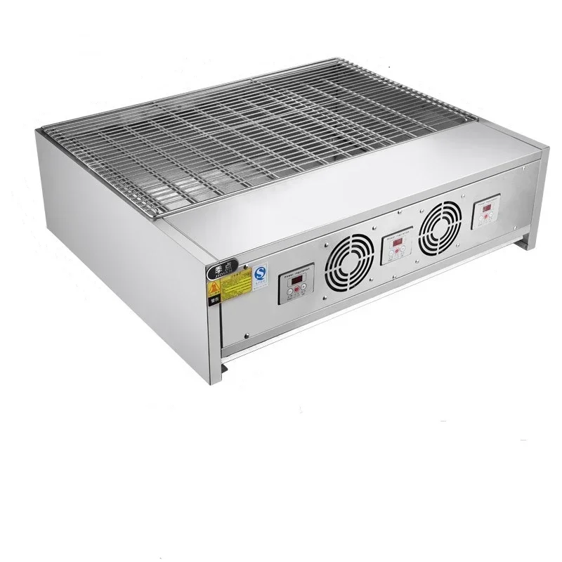 Widened Smoke-Free Electric Barbecue Grill Kebabs Yam Pasta Grilled Fish for Grilled Oysters Barbecue Oven