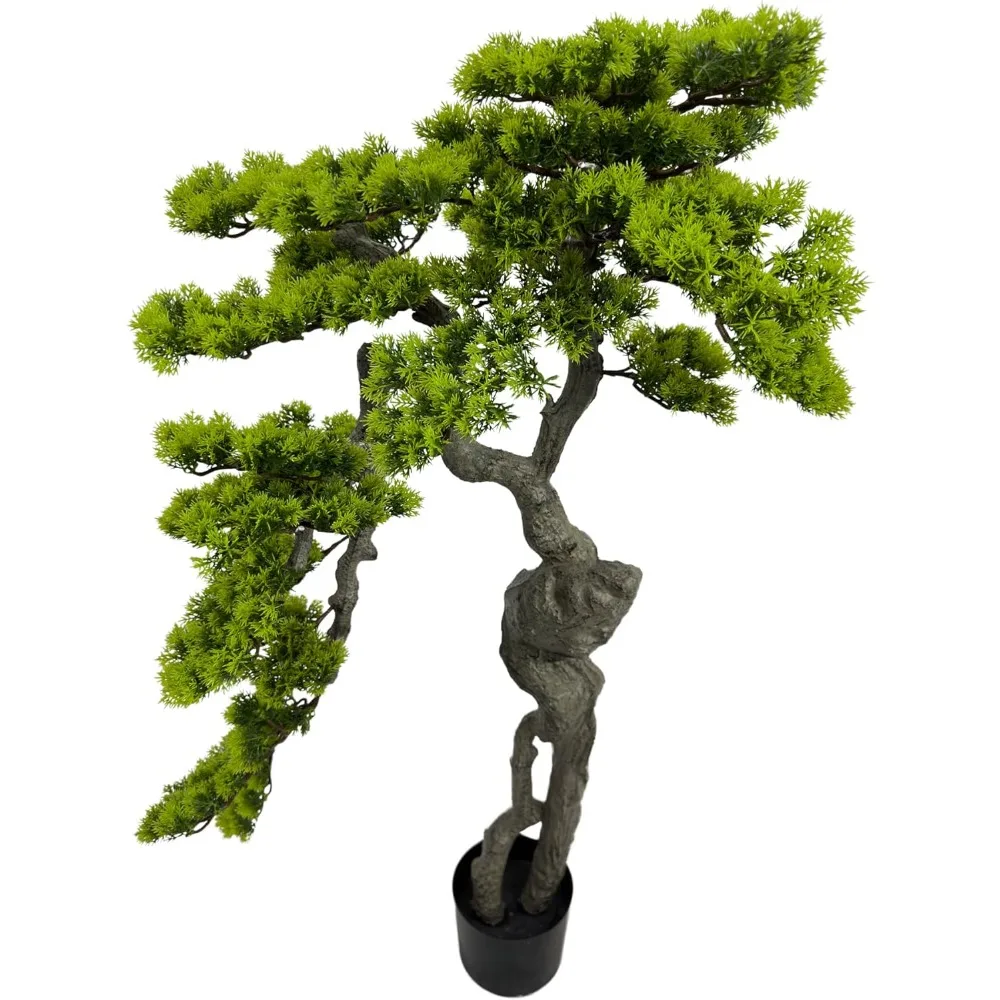

3.5-foot (43 Inch) Artificial Bonsai Tree, Artificial Plant, Indoor Large Fake Plant, Home Dining Table, Office Desk
