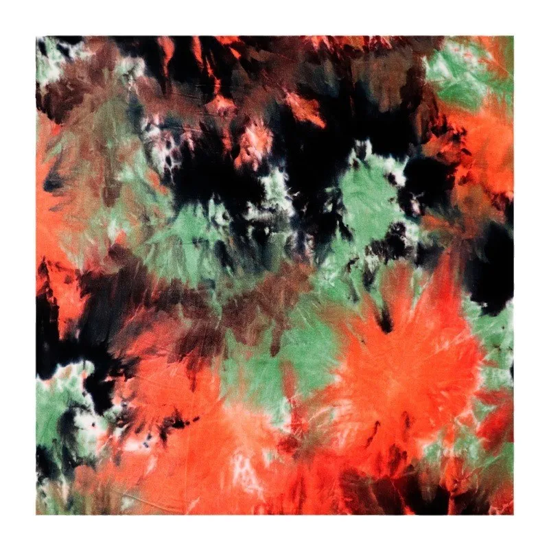 Silk velvet woven georgeau tie-dyed and printed fabric dress cheongsam light luxury