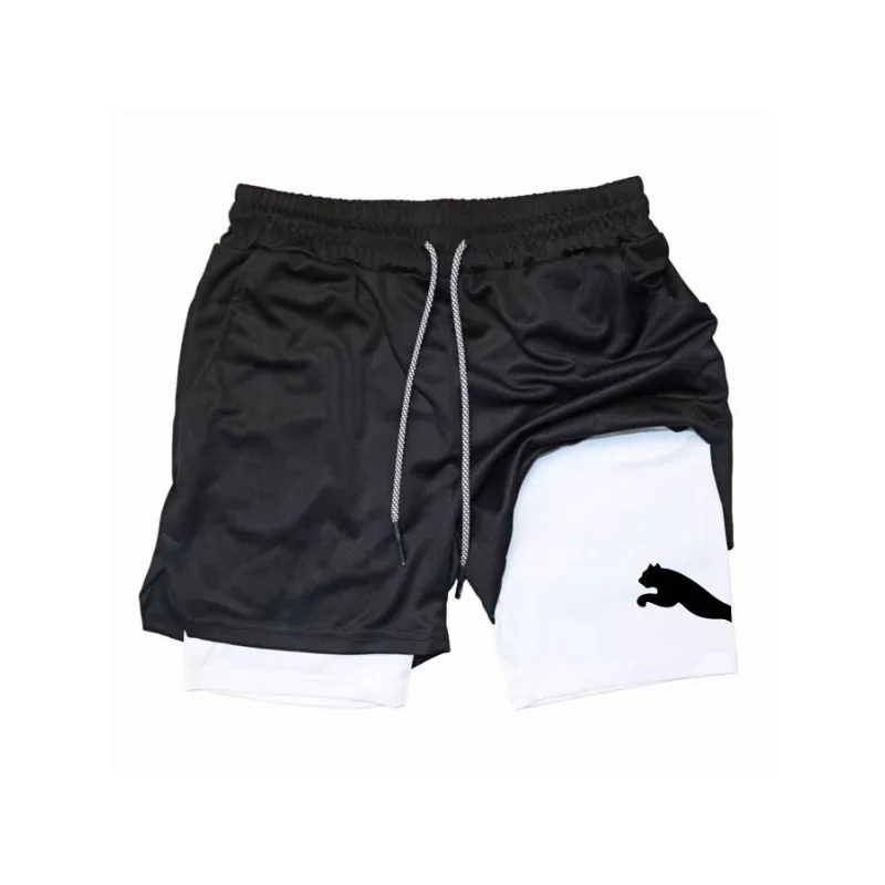 2026 Men's Summer Sports Shorts - Two-in-One Gym Running Shorts - Casual Sports Jogging Shorts - Gym Double-Layer Shorts