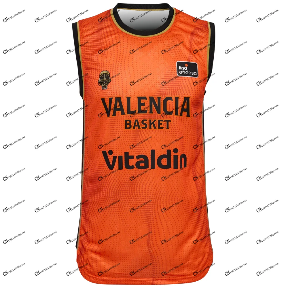 2026 New Arrivals Valencia Spain-Style New Century Fan Jersey Basketball T-Shirt Adults Kids Gifts for Men Casual Top