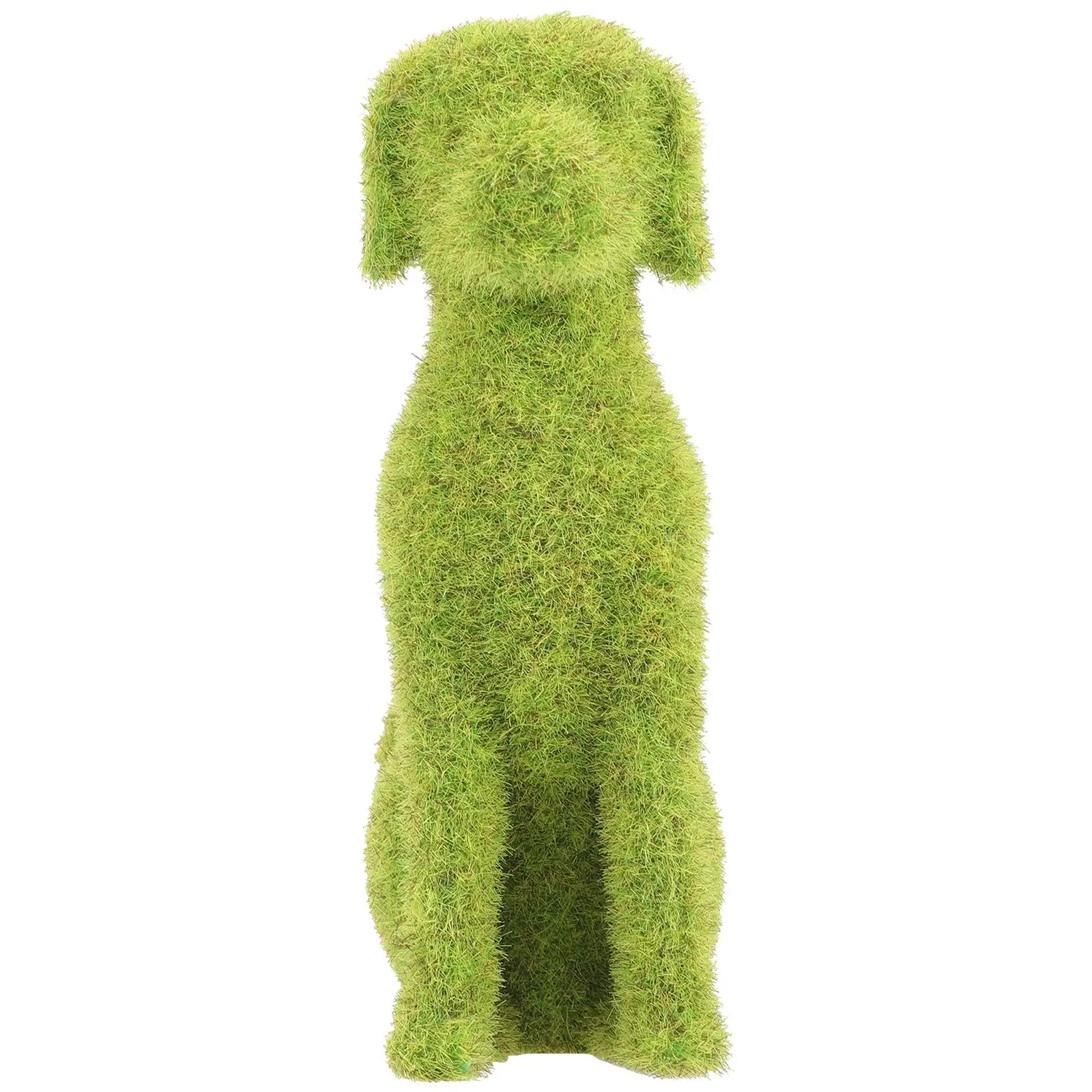 

Green Simulated Puppy Flocking Animal Decor Lawn Ornament Garden Statue Figurine Artificial Small Animals Outdoor Backyard Patio
