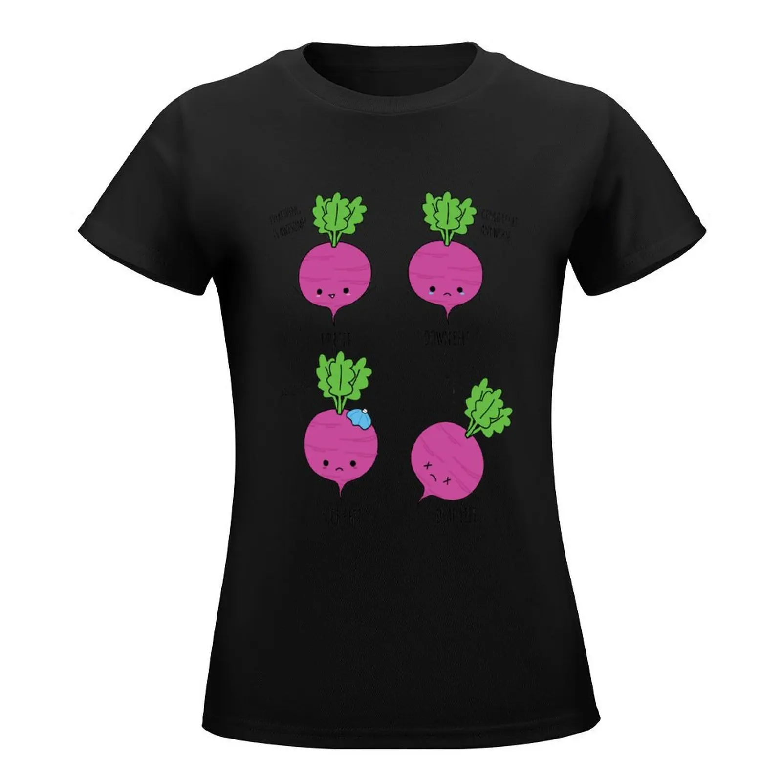 Beet Puns T-Shirt korean fashion Blouse anime clothes female white t-shirts for Women