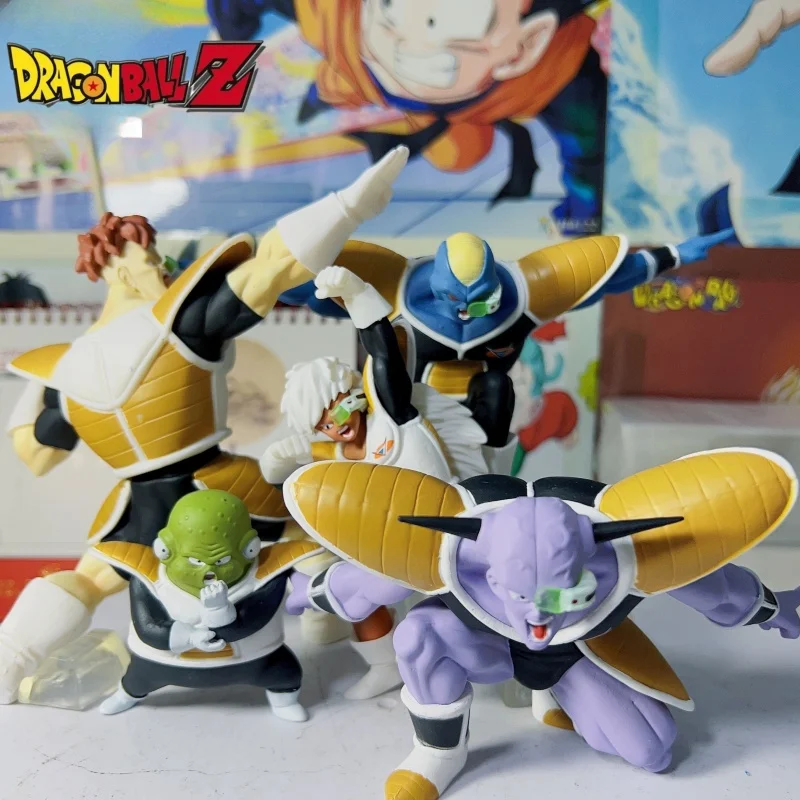 

5 шт., фигурка драконического жемчуга Ginyu Force Jeice Ginyu Guldo Recoom Burter, ПВХ Амин, Коллекционная модель, крутые рождественские игрушки, подарки