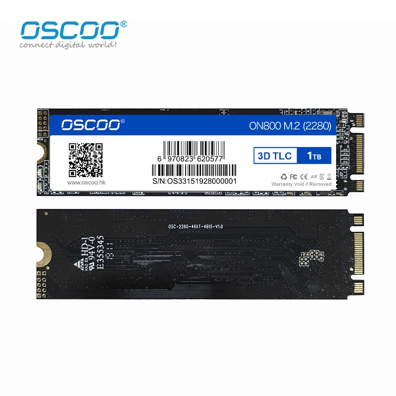 OSCOO M.2 2280 SSD 128 GB 256 GB 512 GB 1 TB Harde Schijf M.2 NGFF SATA3 6 Gb/s Interne Solid State Drive Voor Laptop/Notebook/Desktop