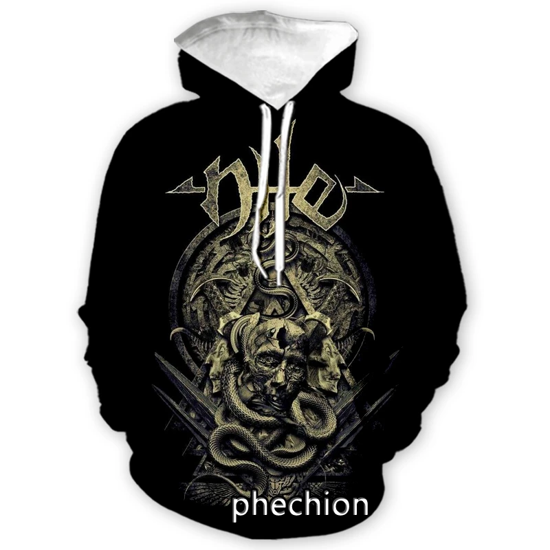 

phechion New Fashion Men/Women Nile Band 3D Print Long Sleeve Hoodie Casual Sweatshirt Hoodies Men Sport Pullover A155