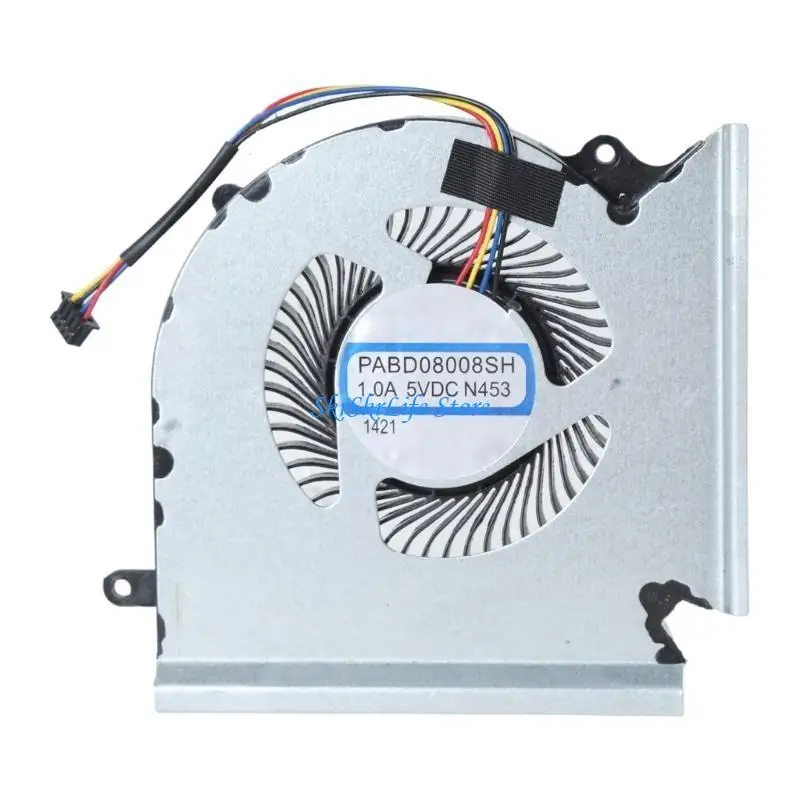 E65E para MSI GE66 GP66 MS-1542 Notebook CPU GPU FABRAS REFRIGENÇÃO DC5V / 1A PABD08008SH