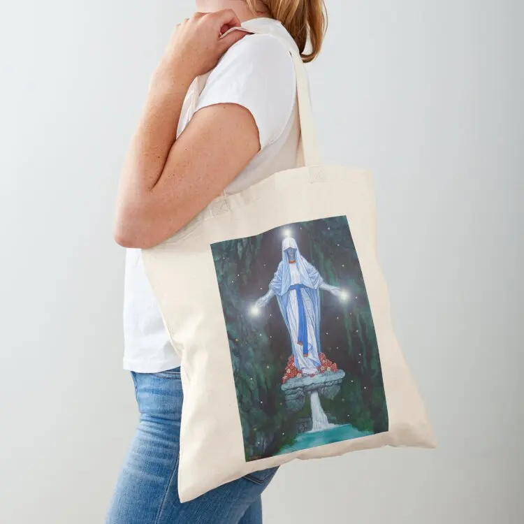 Our Lady of the Healing Springs: Original Artwork Copyright Stuart Littlejohn/QPublishing 2020 Tote Bag