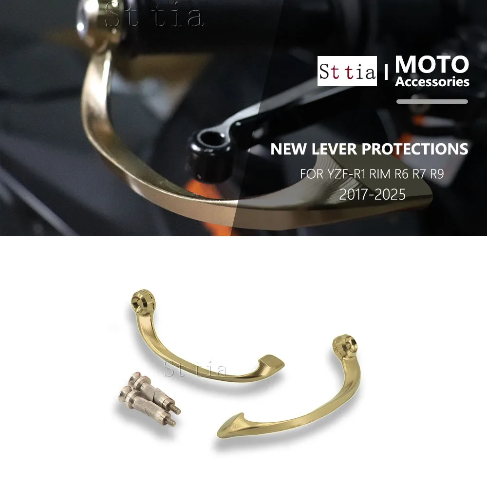 New 2025 Motorcycle Brake Handle Protects Fit For Yamaha YZF R1 R1M R6 R7 R9 2017 2018-2024 CNC Hand Brake Clutch Levers Guard