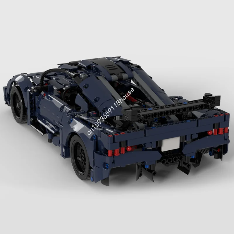1245pcs MOC Corvette C8 ZR1 Technic Model Building blocks Birthday Brick creative toys Kids DIY Architecture Christmas gifts